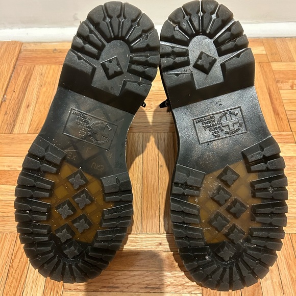 Dr. Martens Black Platform Combat Boots - Picture 4 of 8